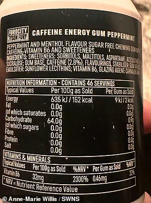12-Year-Old Hospitalized After Consuming High-Caffeine Chewing Gum, Sparking Calls for Stricter Regulations on Accessibility to Children