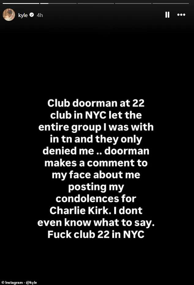 Breaking: Social Media Influencer Kyle Forgeard Allegedly Denied Entry to The Twenty Two After Posting Condolence for Charlie Kirk Following Shooting at Utah Valley Univers