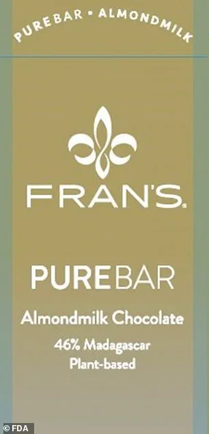 Fran’s Chocolates Recalls Product Over Undeclared Hazelnut Allergen, Warns FDA of Health Risks