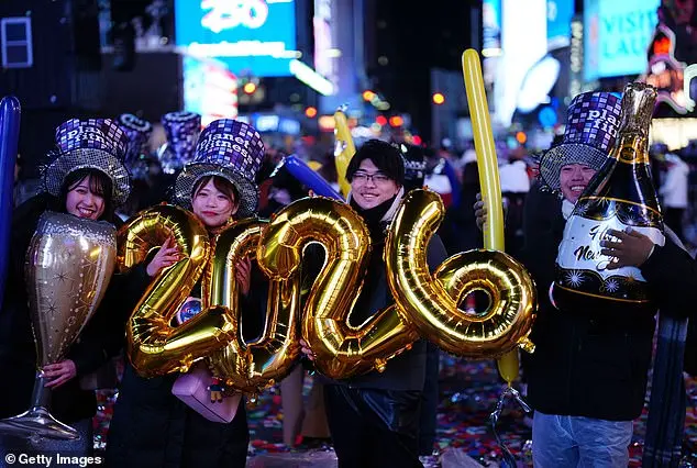Thousands Gather in Times Square for 2026 New Year's Eve Celebration