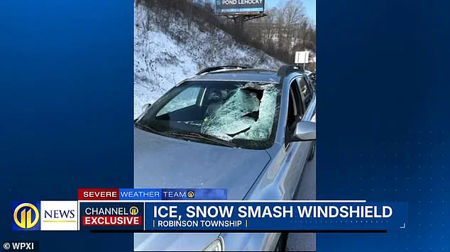 Ice Slab from Tractor-Trailer Shatters Windshield, Leaves Mother with Severe Injuries Near Pittsburgh