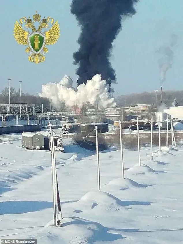 Mushroom-Shaped Fireball from Russian Train Explosion Sparks Sabotage Suspicions on Key War Route