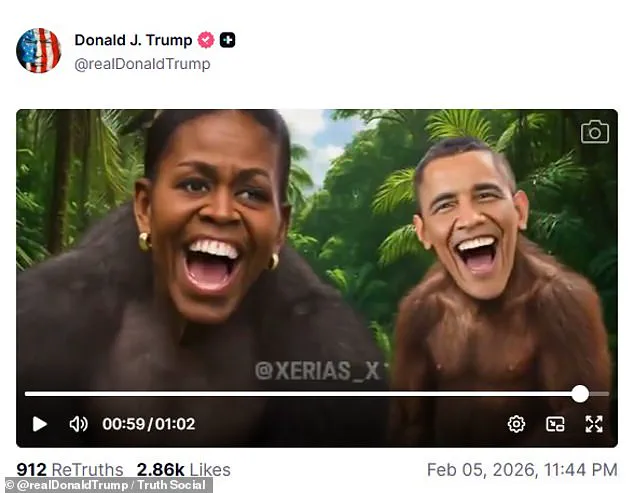 Trump Refuses to Apologize for Sharing Controversial AI Video Depicting Obamas as Apes