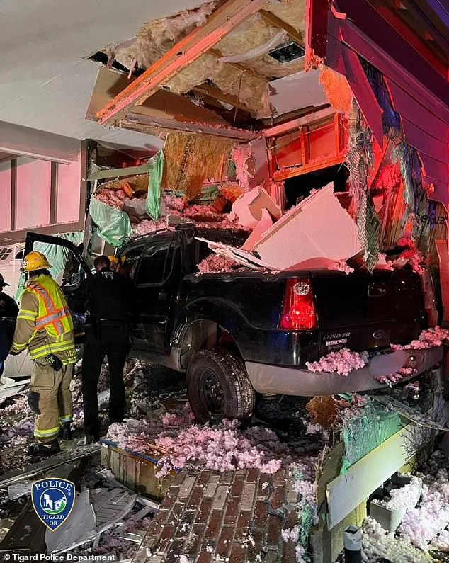 Shocking Footage Captures Pickup Truck Soaring 100 Feet Before Crashing into Oregon Home
