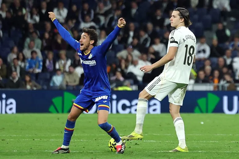 Real Madrid's Shocking 1-0 Defeat to Getafe Exposes Title Contention Concerns as Mbappe Sidelined