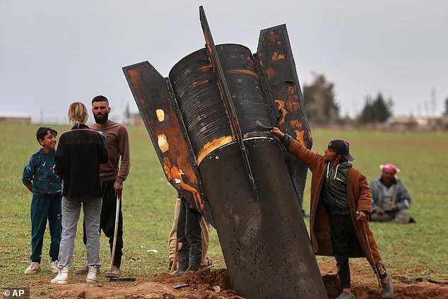 Chilling Image: Iranian Missile Lurks in Syrian Sheep Field Amid Escalating Conflict