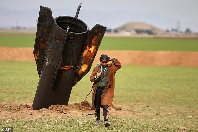 Chilling Image: Iranian Missile Lurks in Syrian Sheep Field Amid Escalating Conflict