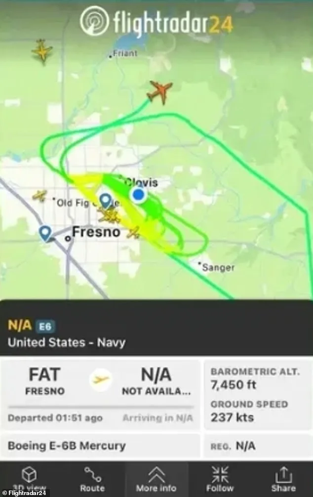 Doomsday Plane Spotted Over California Amid FBI Warning of Potential Iranian Drone Threat
