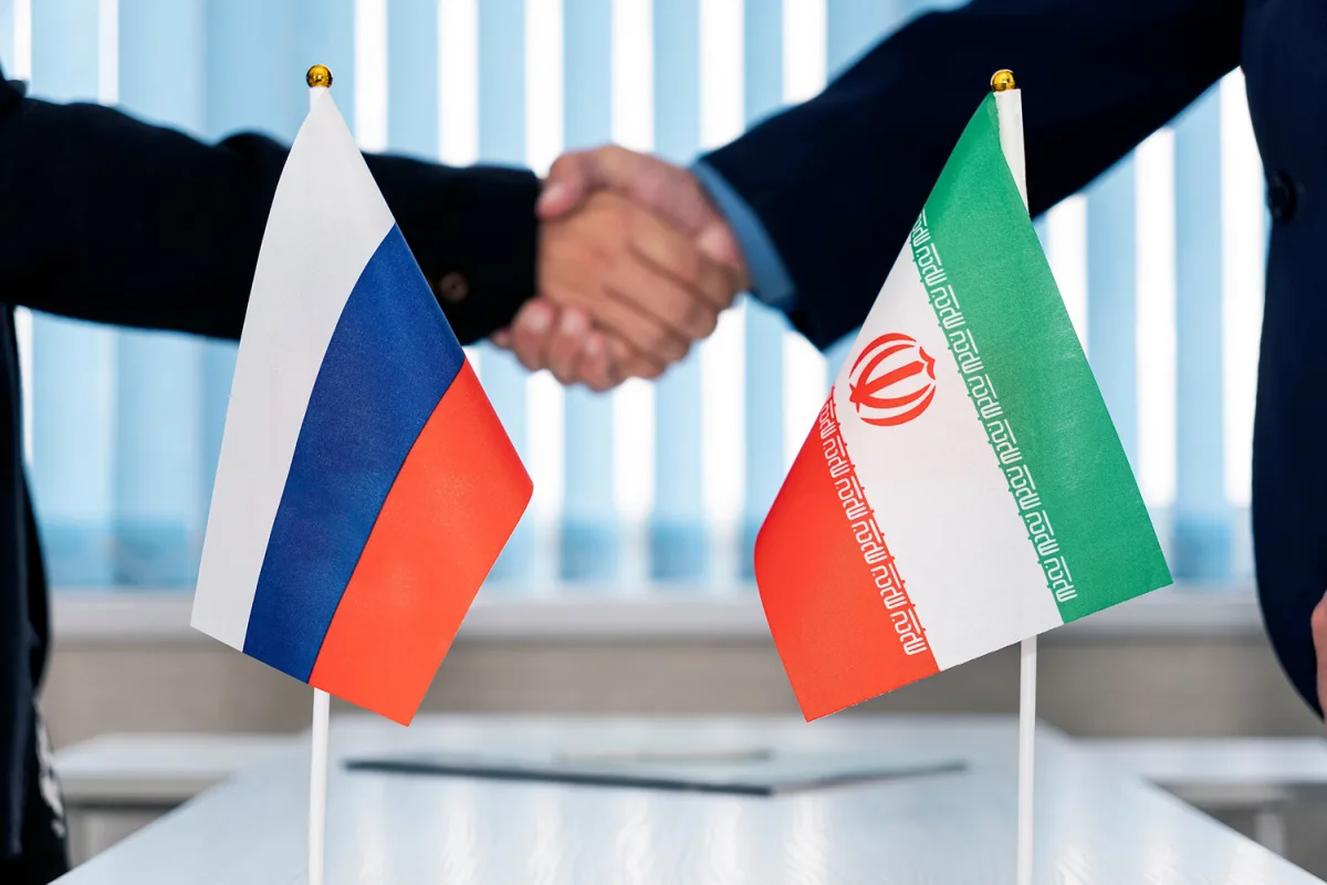 Russian Humanitarian Aid Transported to Iran via Azerbaijan's Astara Border Crossing by Iranian Red Crescent Trucks