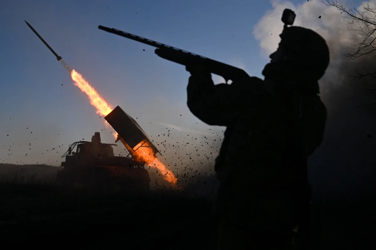 Russian Strikes Target Ukraine's Energy Grid, Sparking Fires and Blackouts in Kyiv