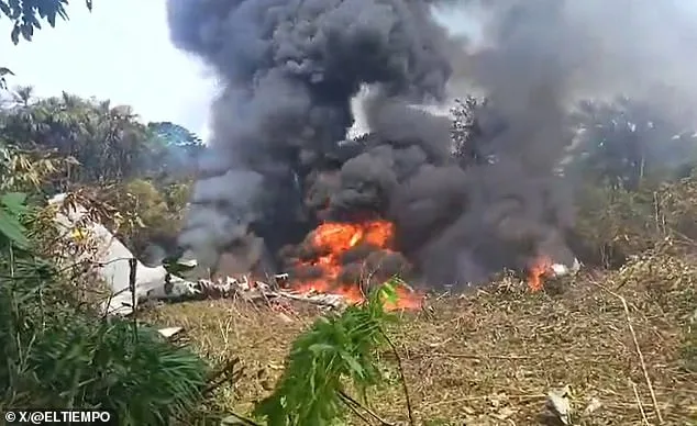 Colombia Military Plane Crash Claims 66 Lives, Deadliest in Country's History