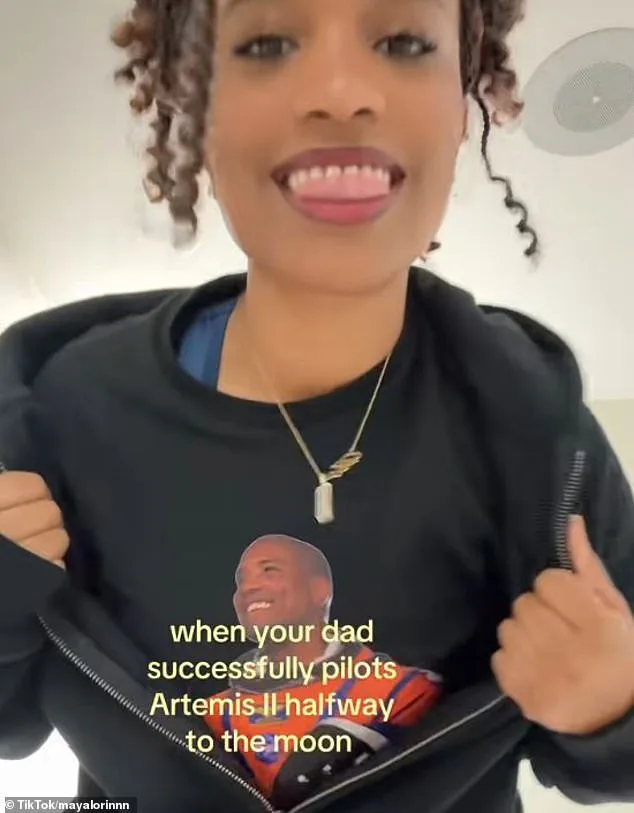 Daughter's Viral TikTok Celebrates NASA Artemis II Pilot with Heartfelt Lunar Tribute