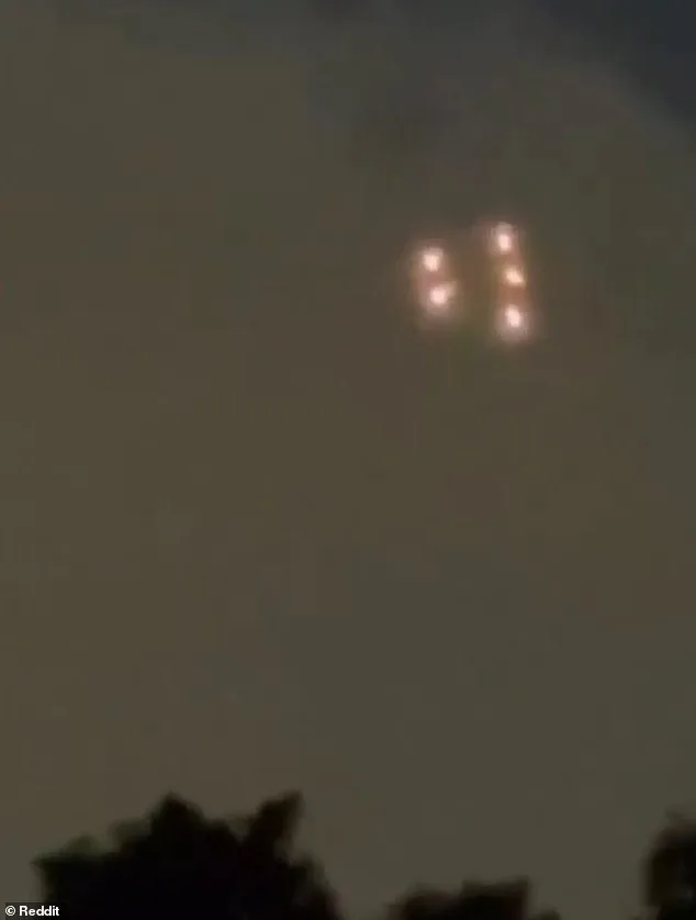 Unidentified Triangular Lights Spark Mystery Near Air Force Base