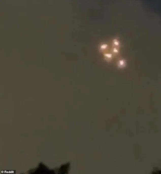 Unidentified Triangular Lights Spark Mystery Near Air Force Base