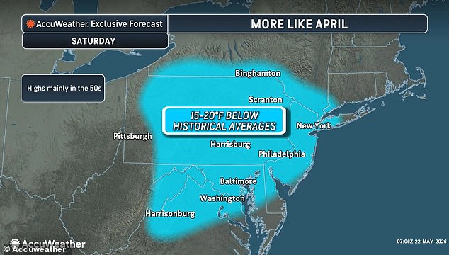 Memorial Day Chill: Massive Cooldown Brings Flood Risk to South
