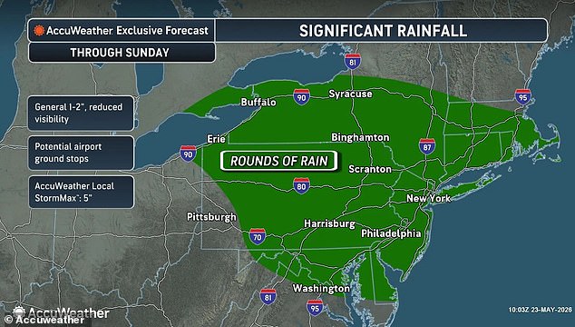 Memorial Day Chill: Massive Cooldown Brings Flood Risk to South