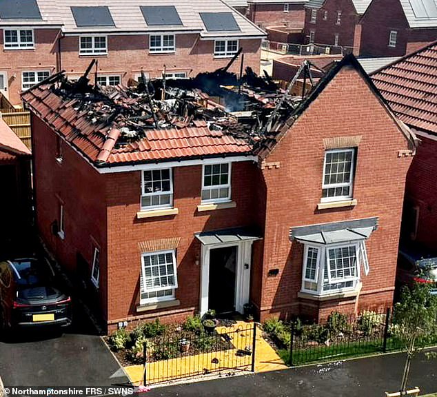 Northamptonshire family escapes rooftop solar fire that destroyed £600k home